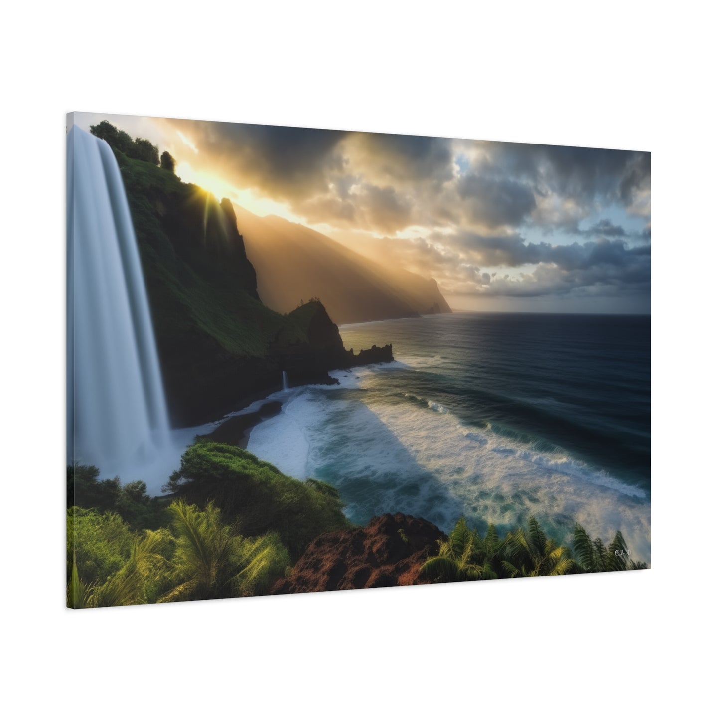 Tropical Paradise Island  (Landscape View , Stretched)