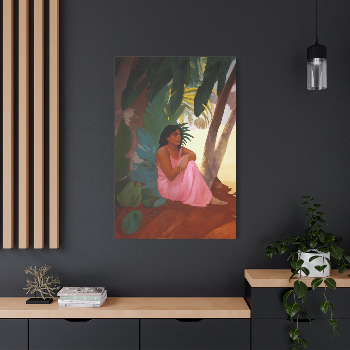 Under The Tree ( Portrait, Stretched)