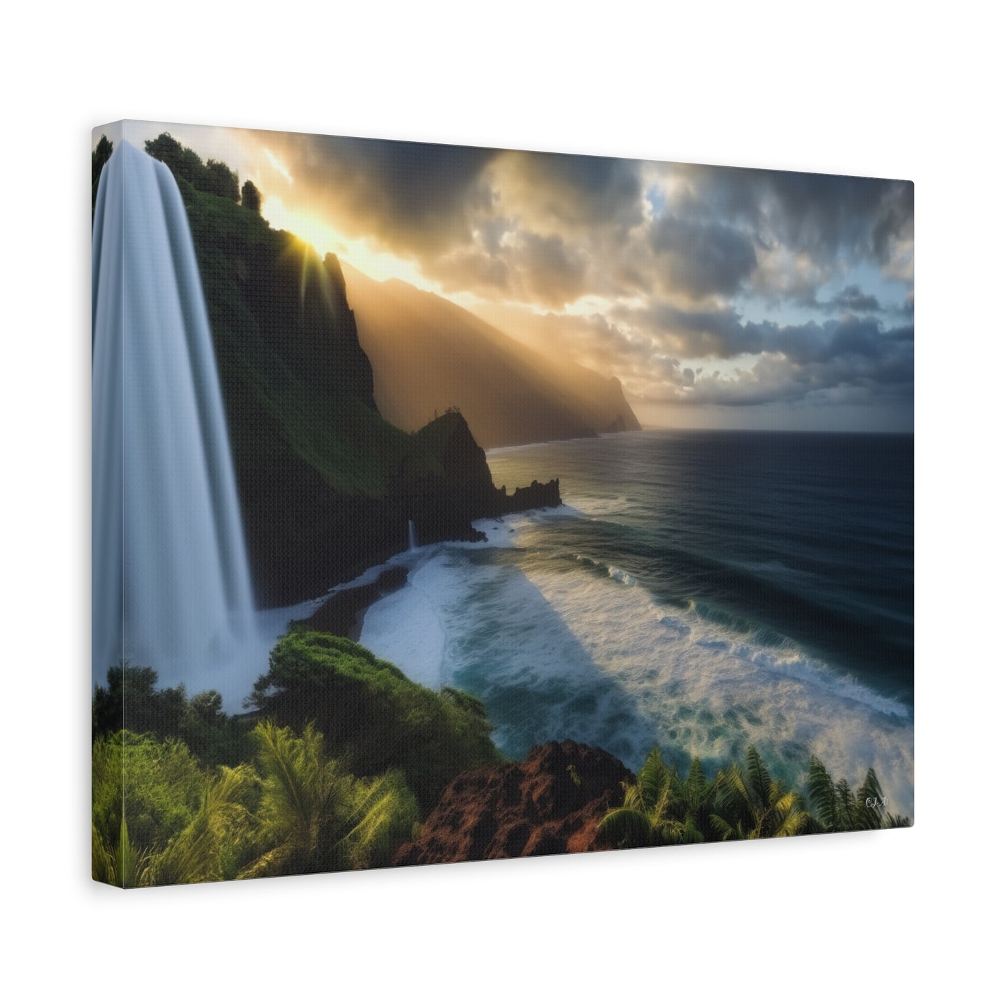 Tropical Paradise Island  (Landscape View , Stretched)