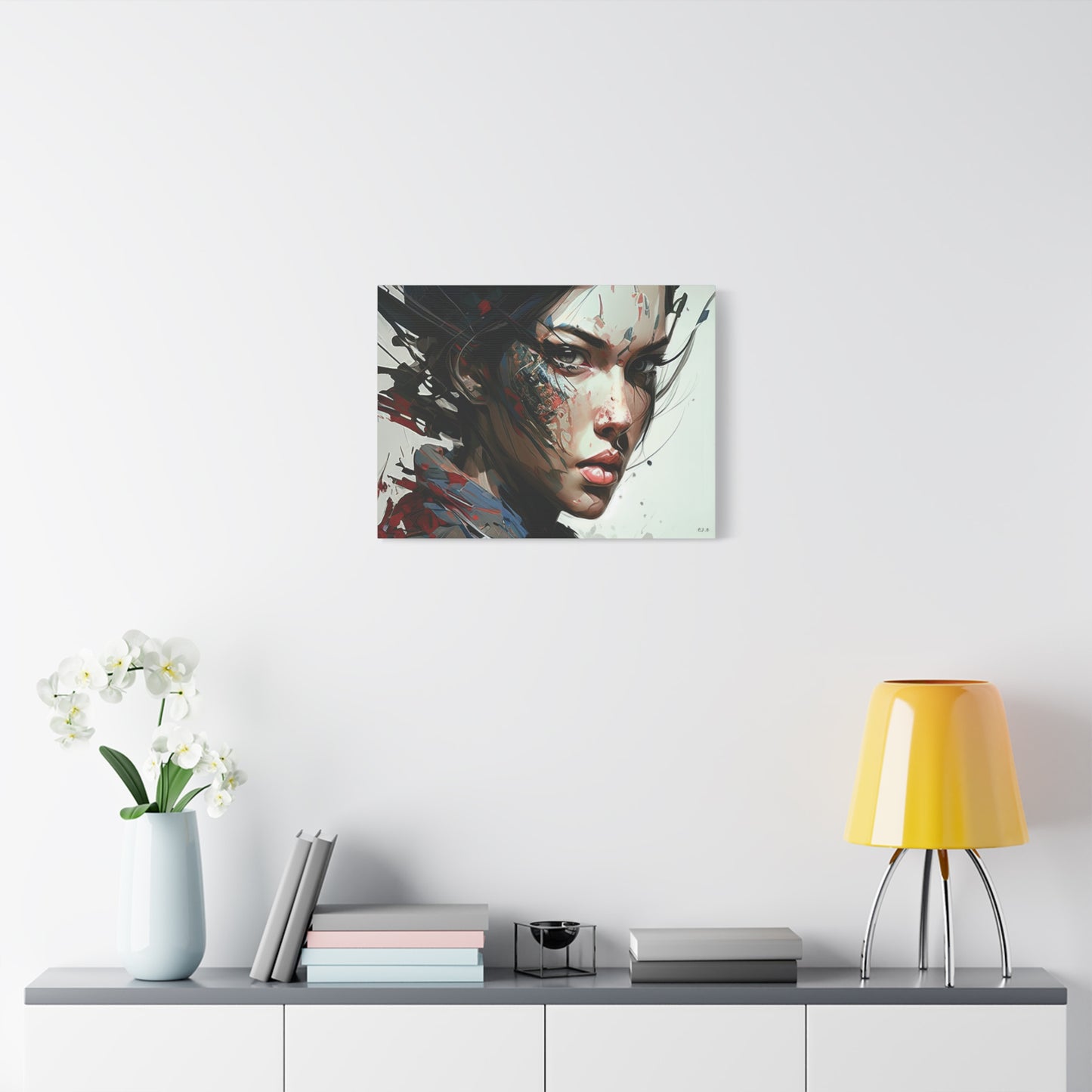 Futuristic Abstract AI woman (Landscape Stretched)