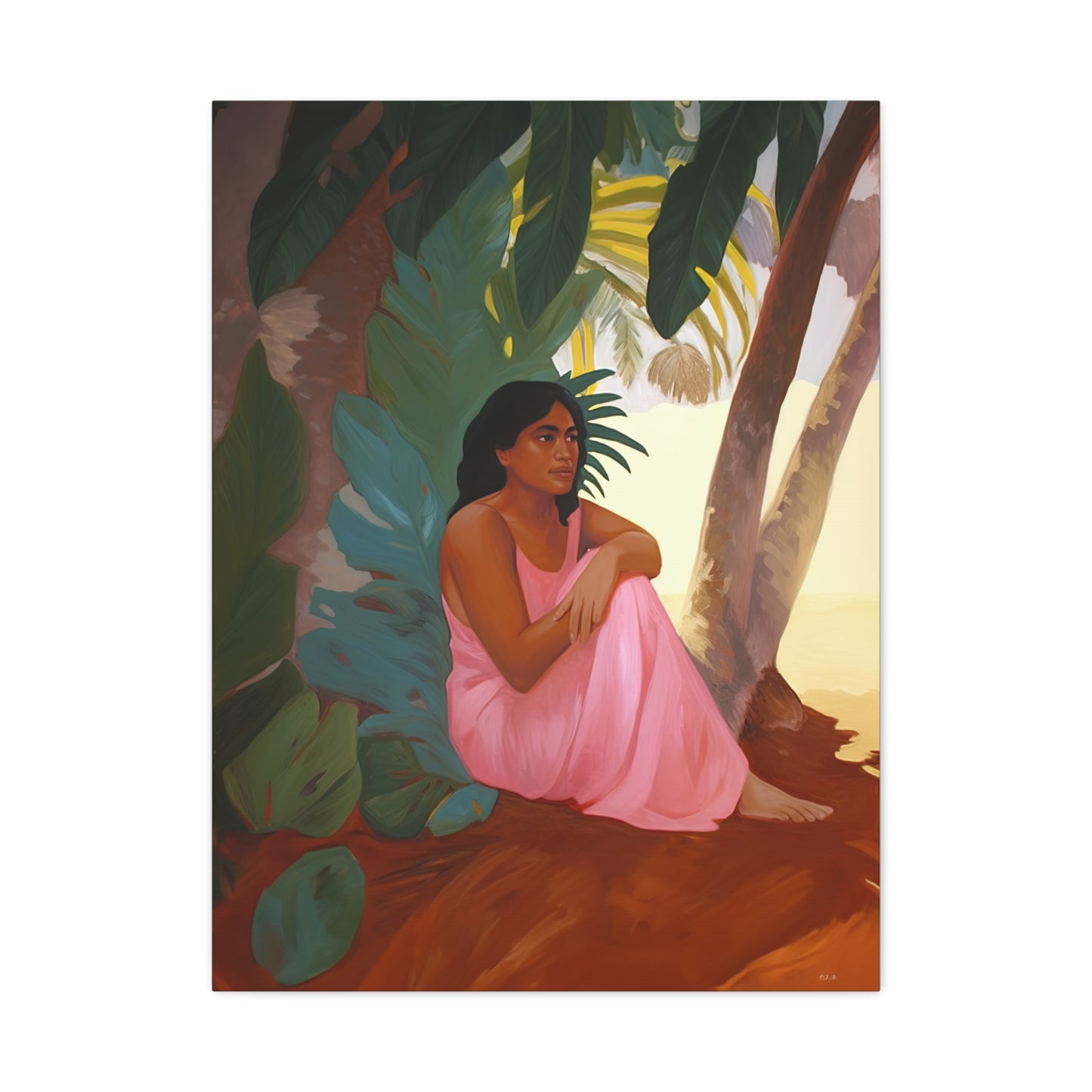 Under The Tree ( Portrait, Stretched)