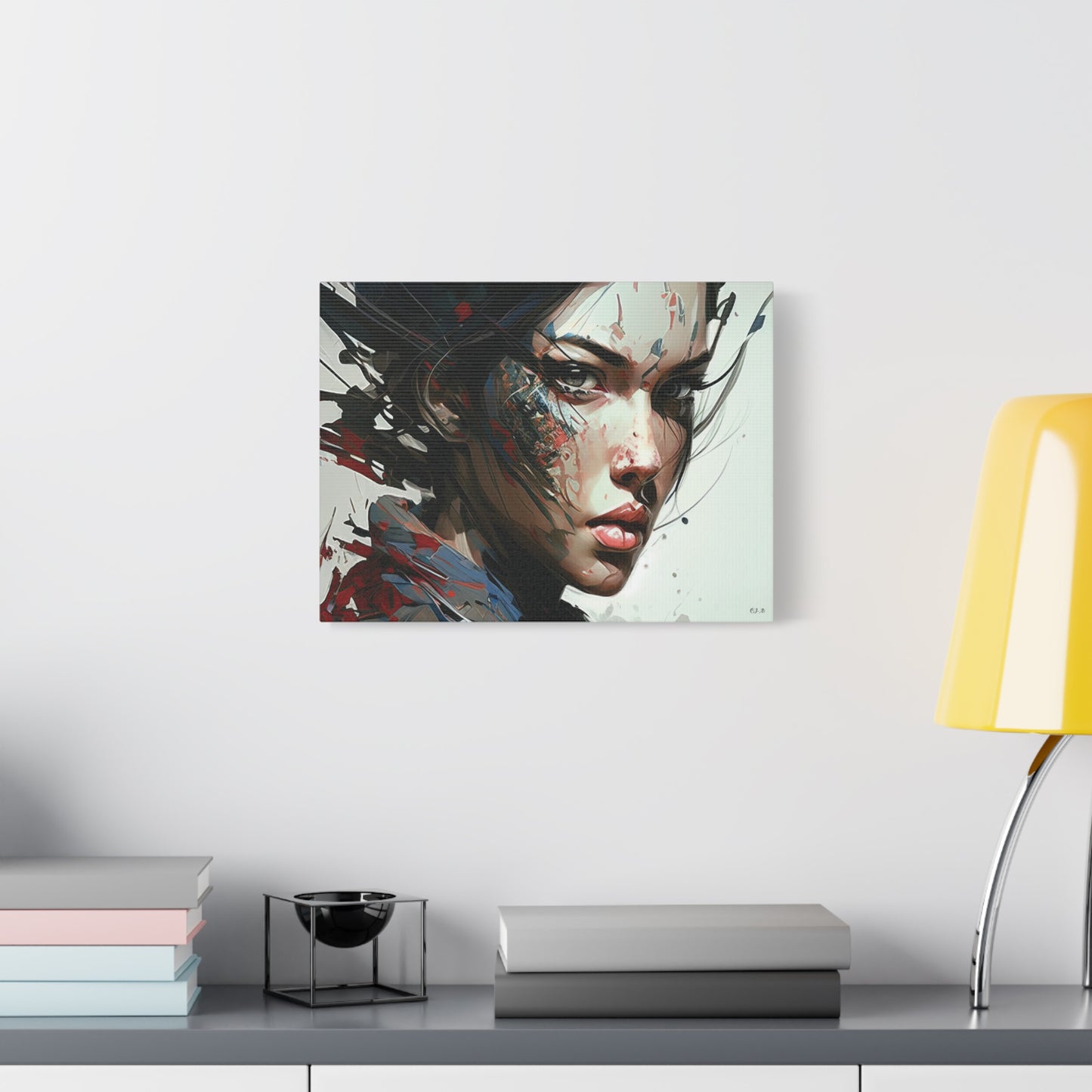 Futuristic Abstract AI woman (Landscape Stretched)