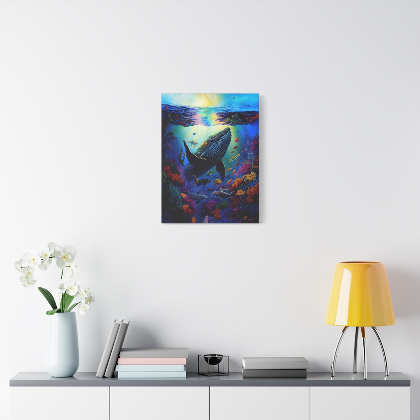 Humpback Whale (Portrait, stretched)