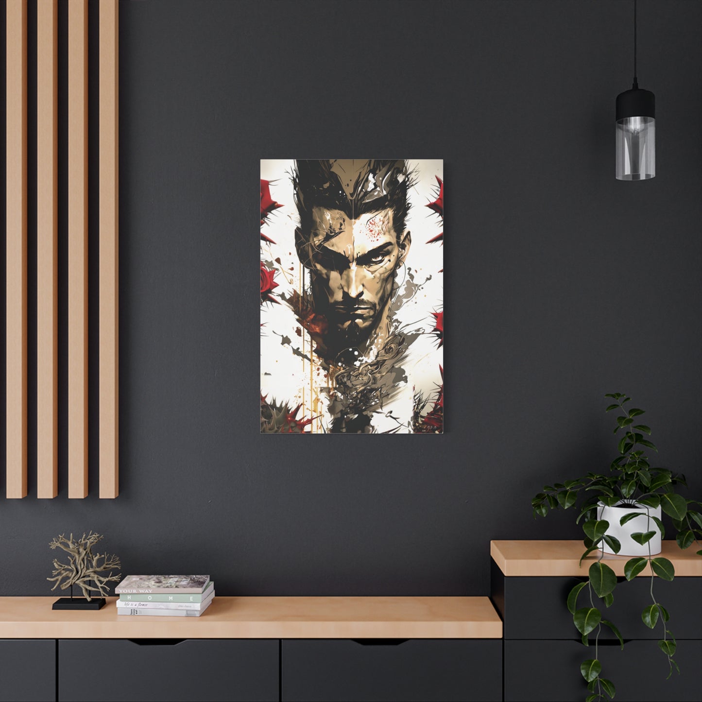 Abstract Samurai (Portrait, Stretched)