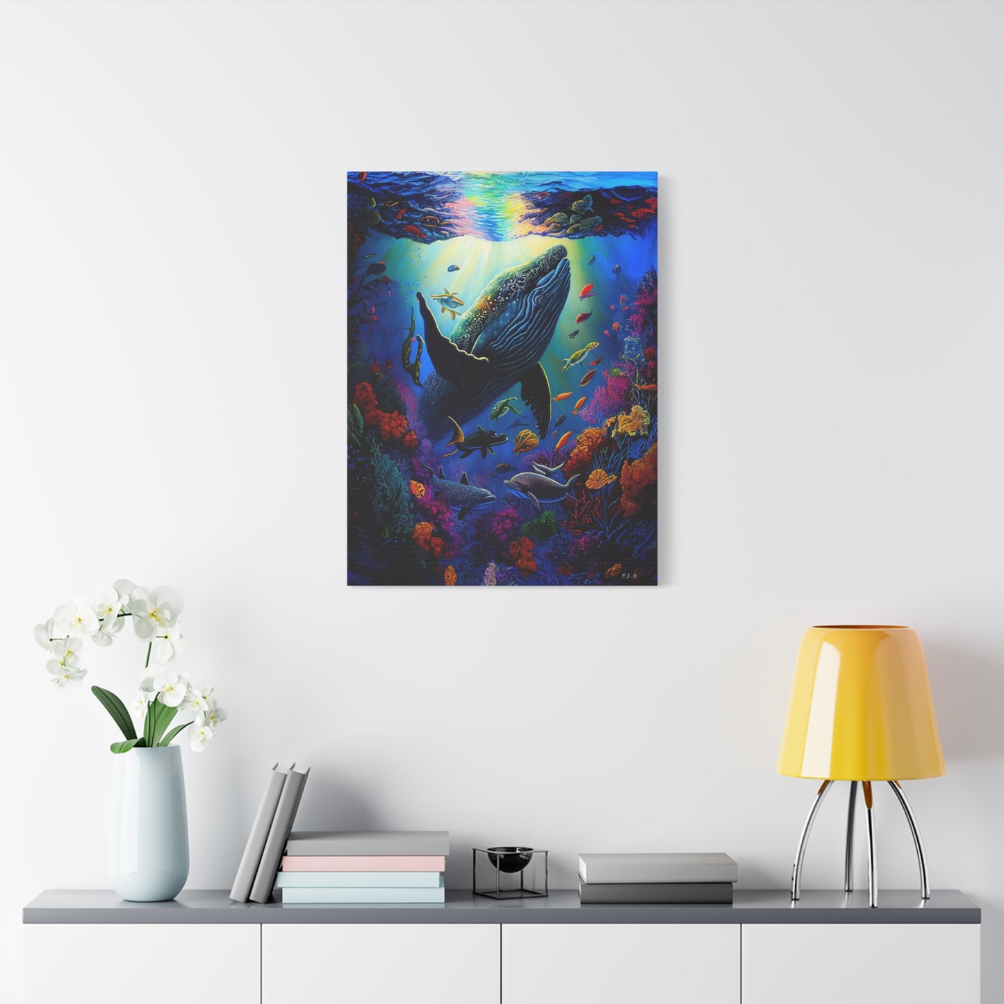 Humpback Whale (Portrait, stretched)