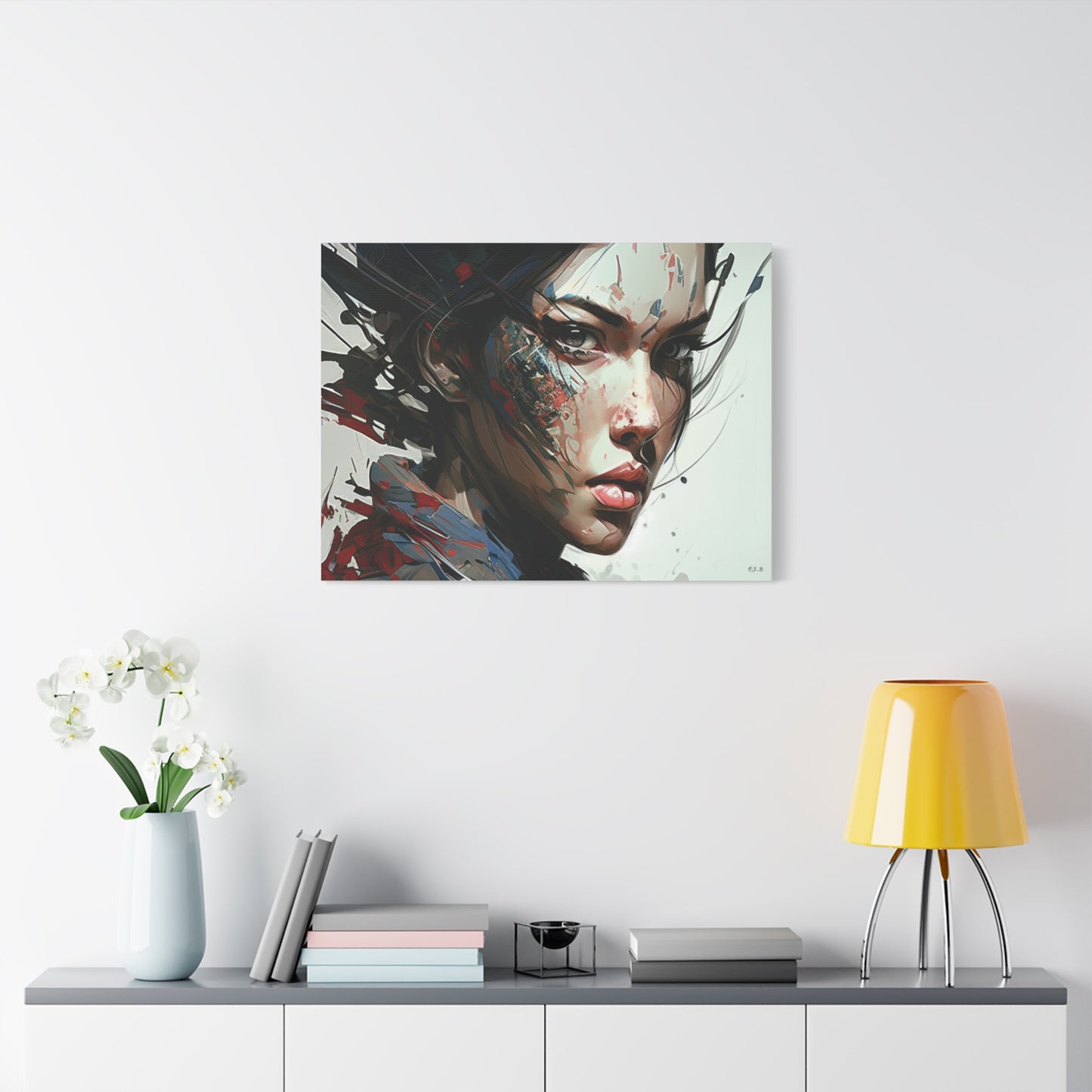 Futuristic Abstract AI woman (Landscape Stretched)