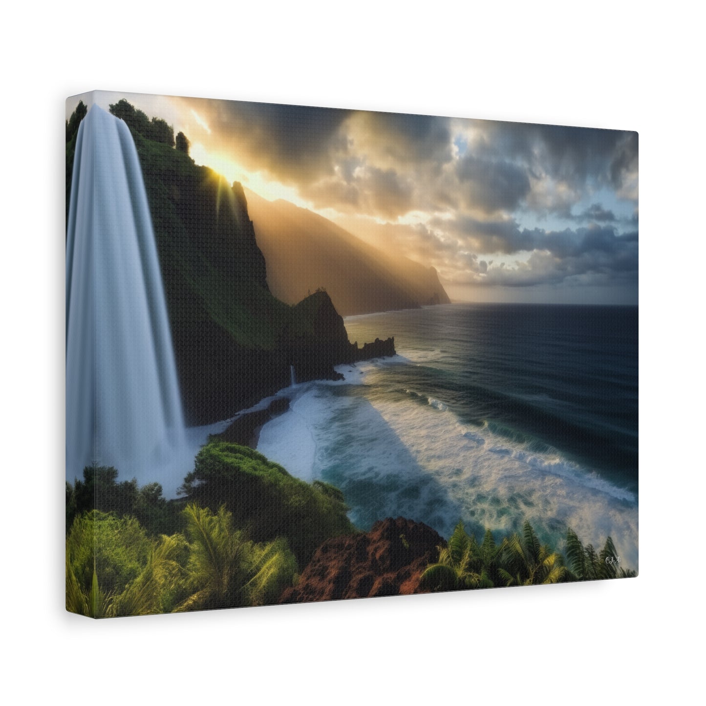 Tropical Paradise Island  (Landscape View , Stretched)