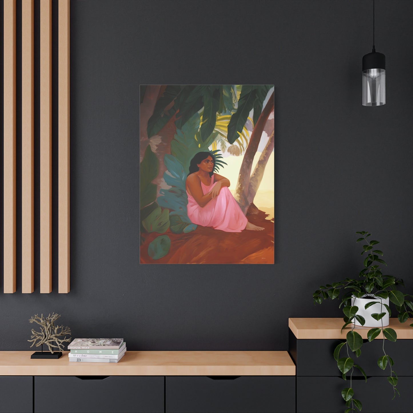 Under The Tree ( Portrait, Stretched)