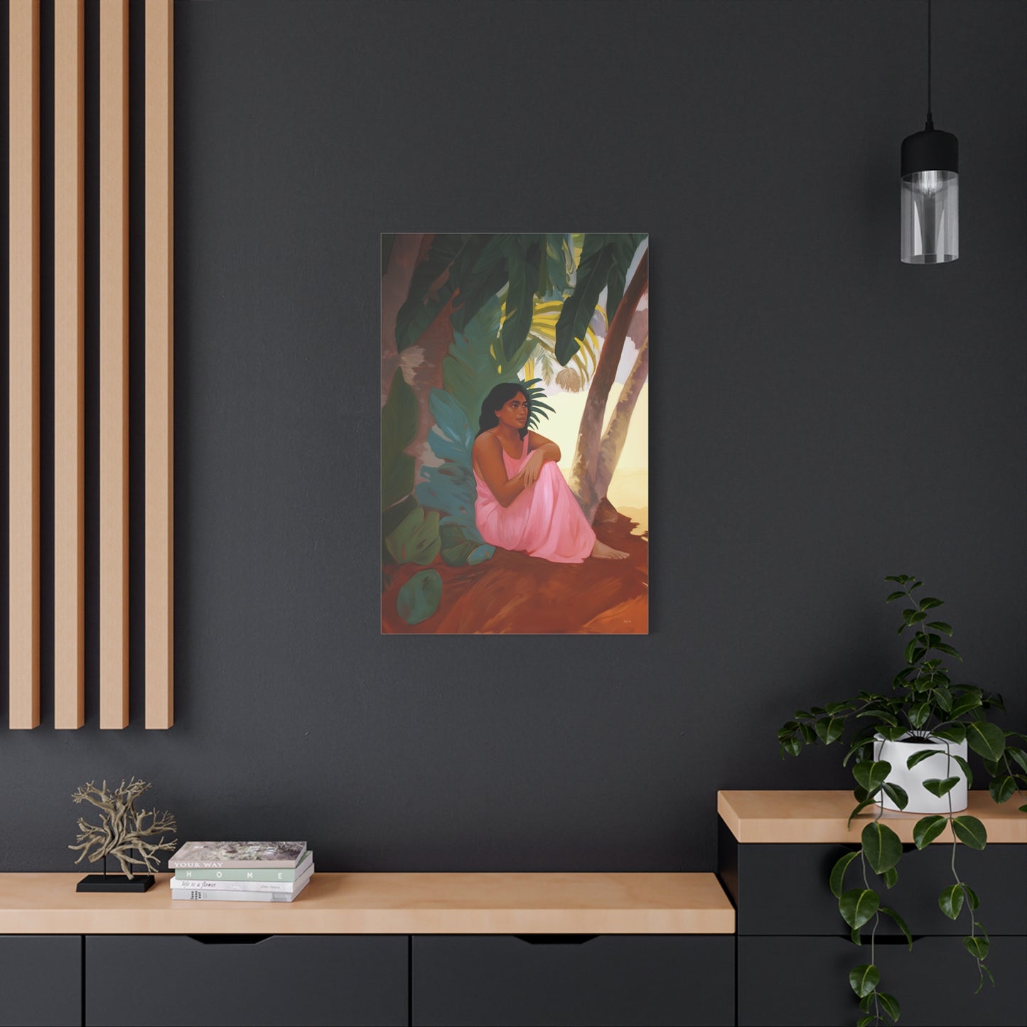 Under The Tree ( Portrait, Stretched)