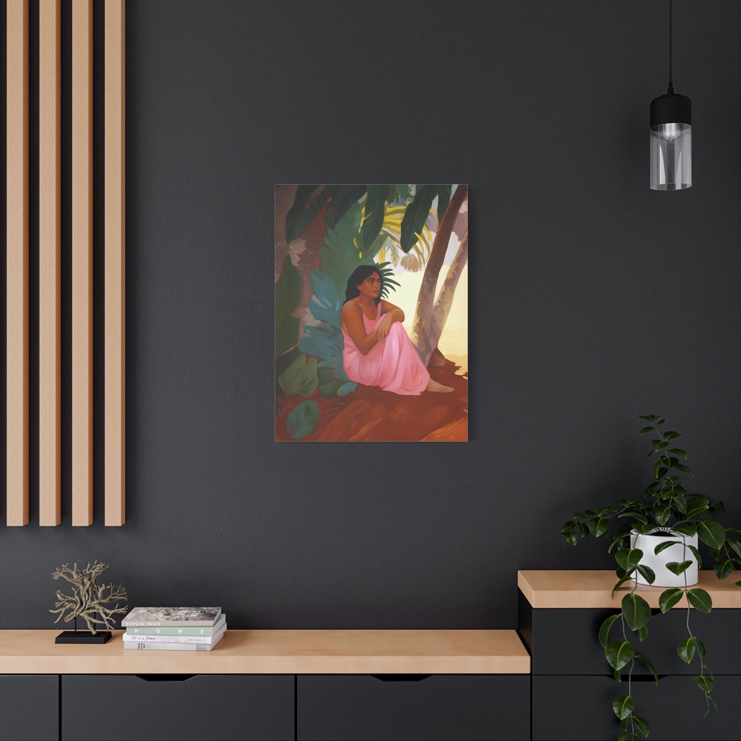 Under The Tree ( Portrait, Stretched)