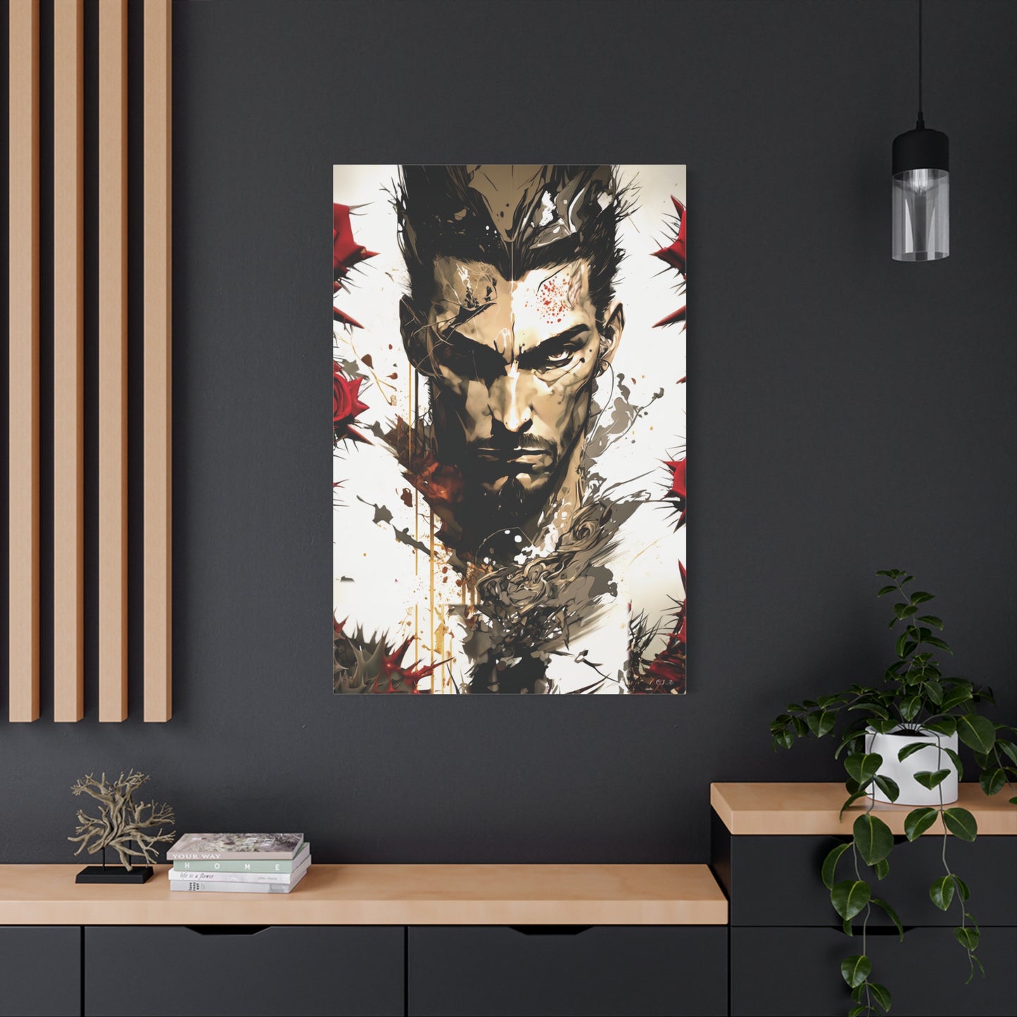 Abstract Samurai (Portrait, Stretched)