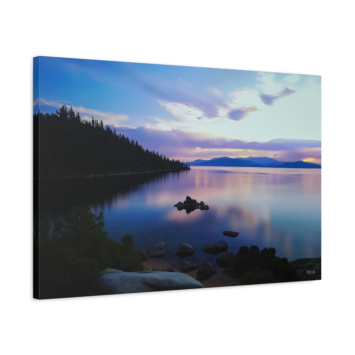 Lake Tahoe Purple Haze (Landscape, Stretched)