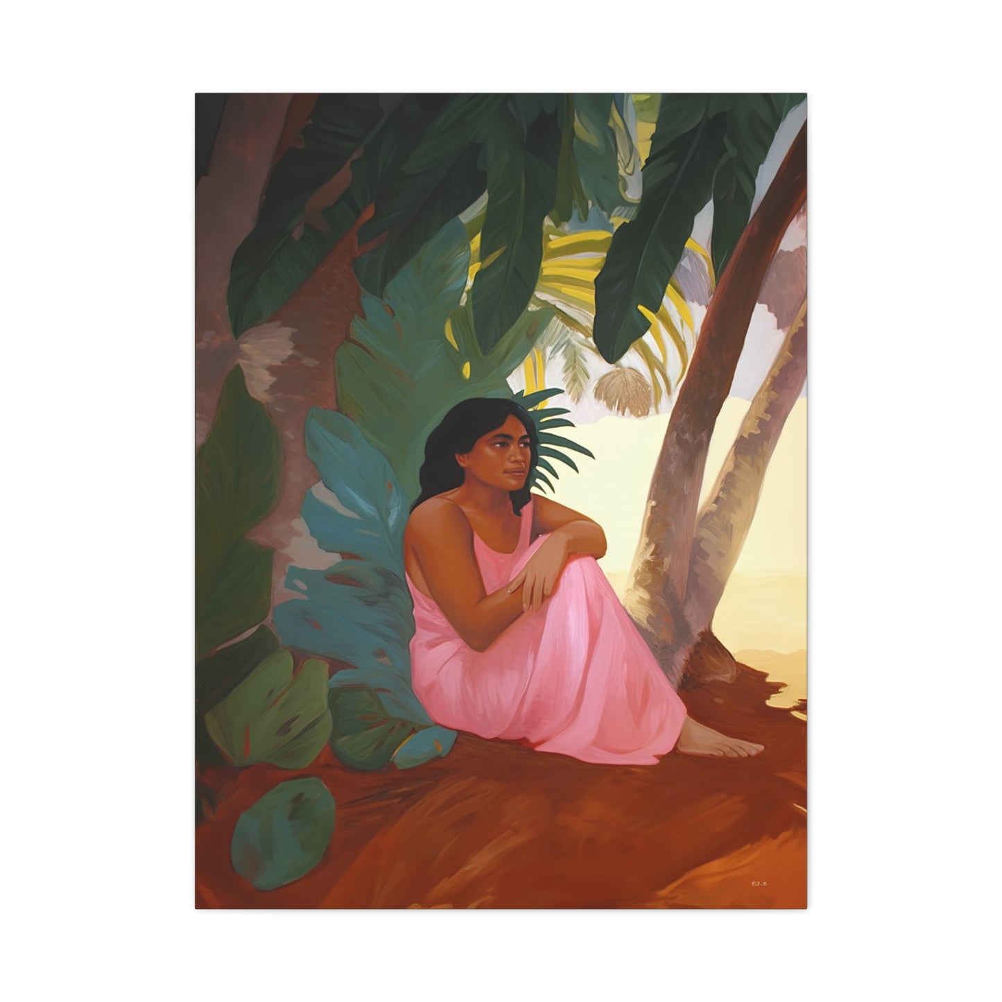 Under The Tree ( Portrait, Stretched)