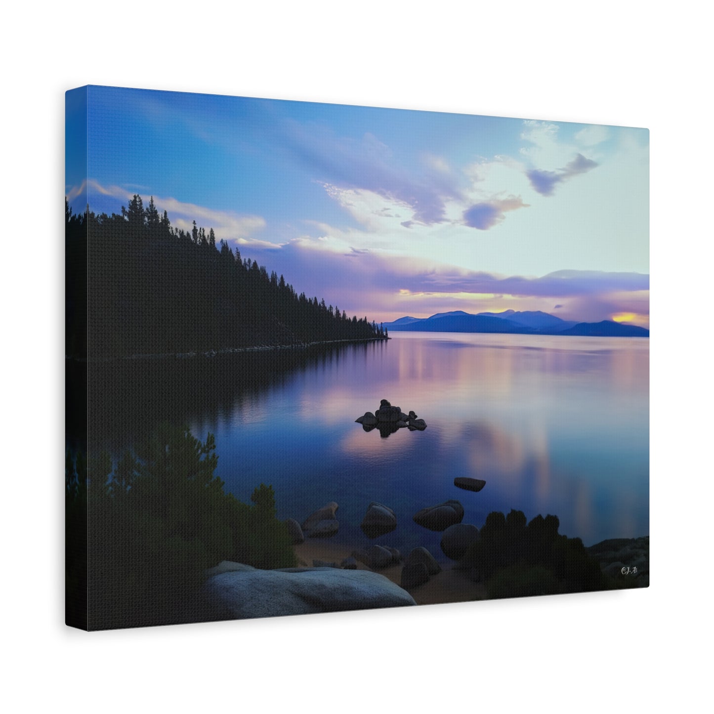 Lake Tahoe Purple Haze (Landscape, Stretched)