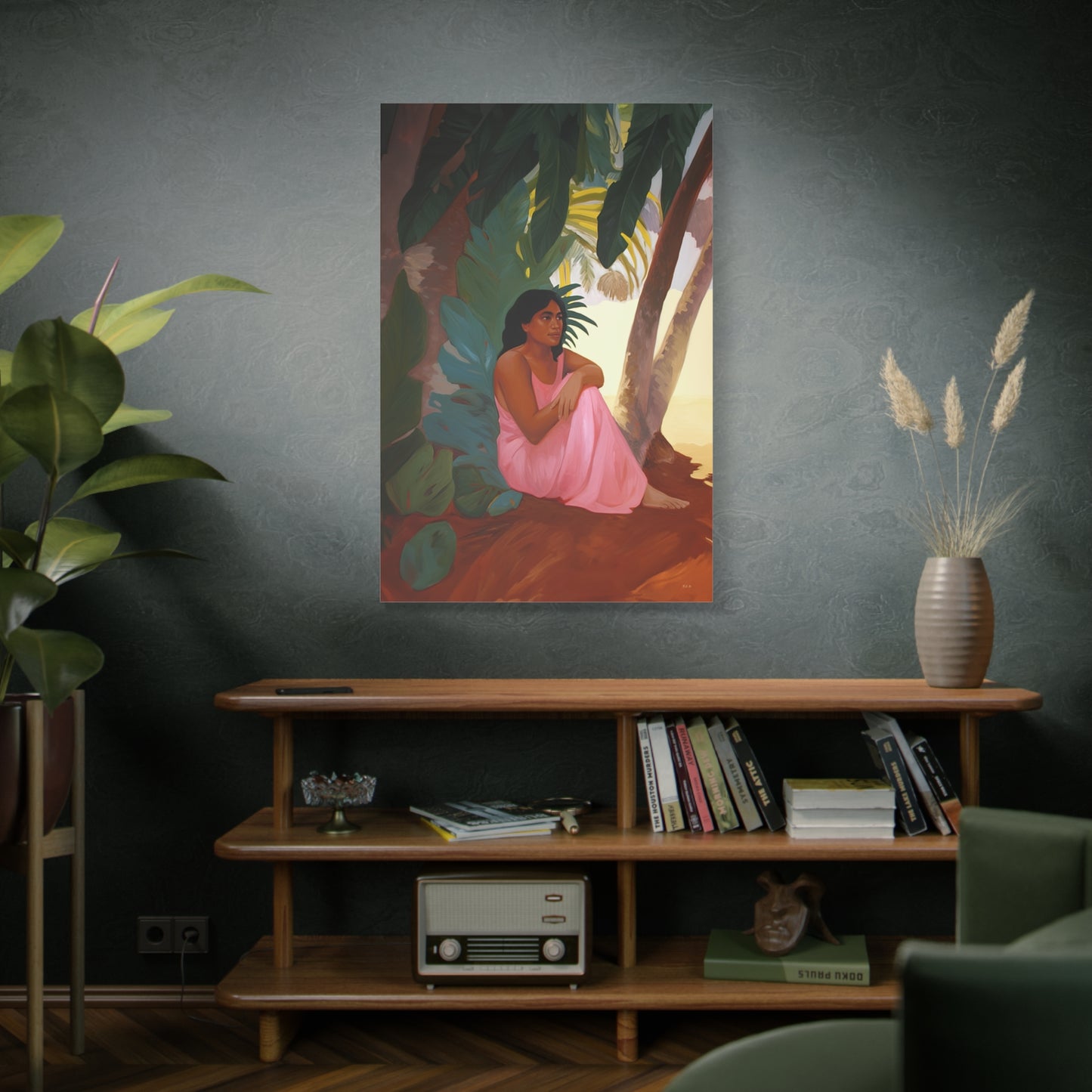 Under The Tree ( Portrait, Stretched)