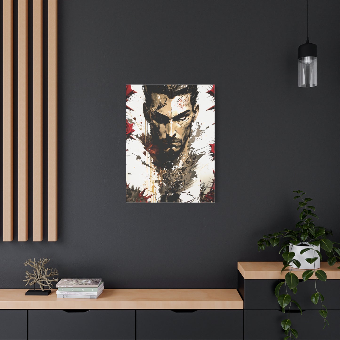 Abstract Samurai (Portrait, Stretched)