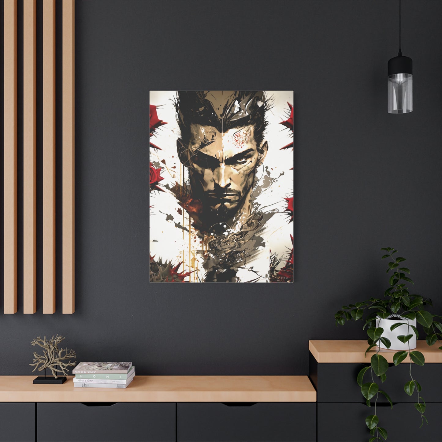 Abstract Samurai (Portrait, Stretched)