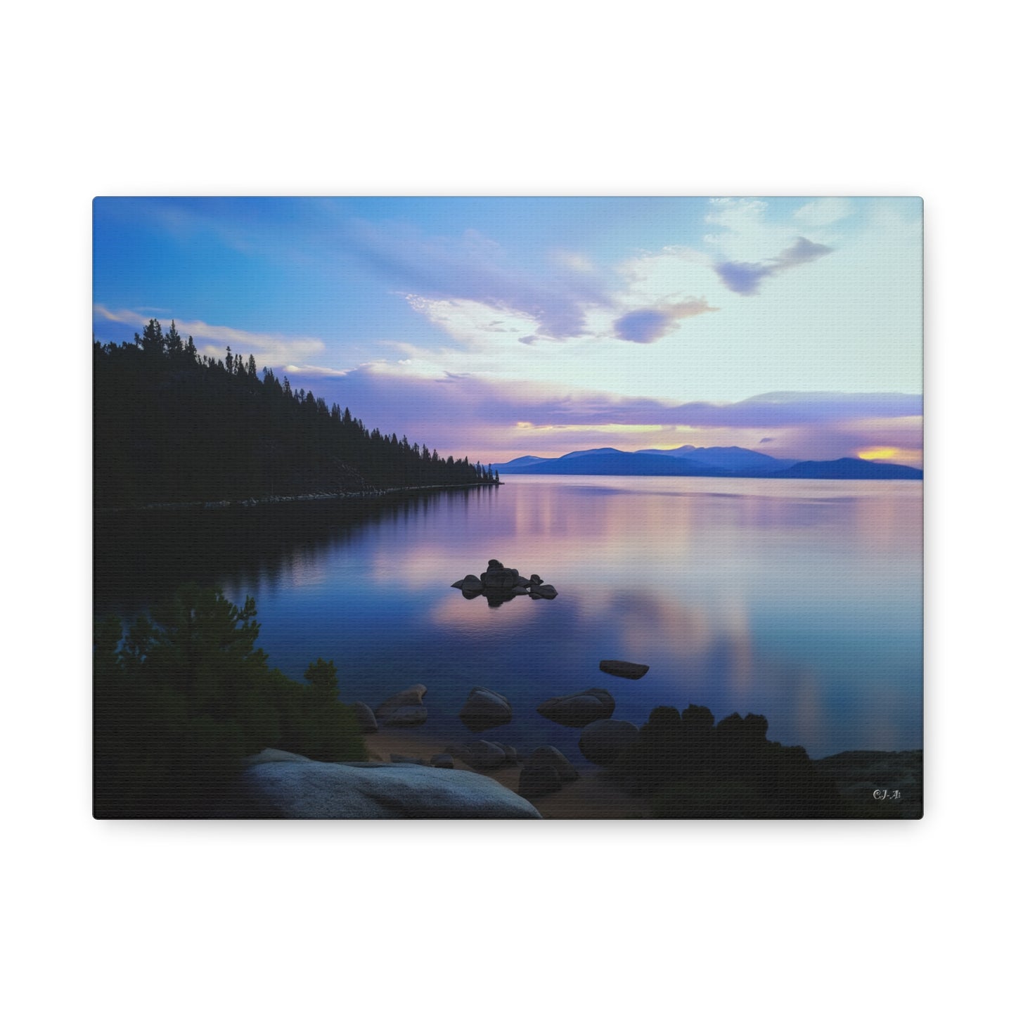 Lake Tahoe Purple Haze (Landscape, Stretched)