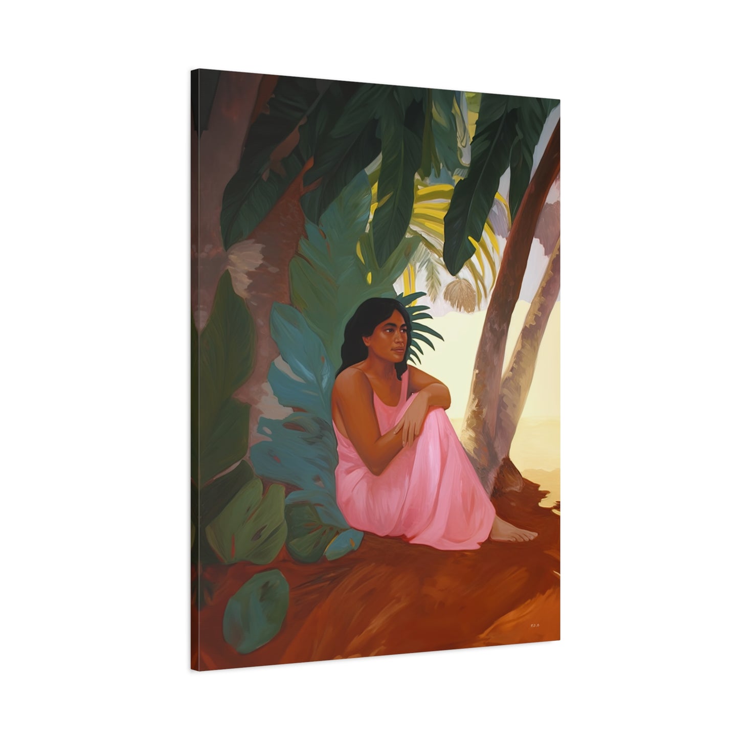 Under The Tree ( Portrait, Stretched)