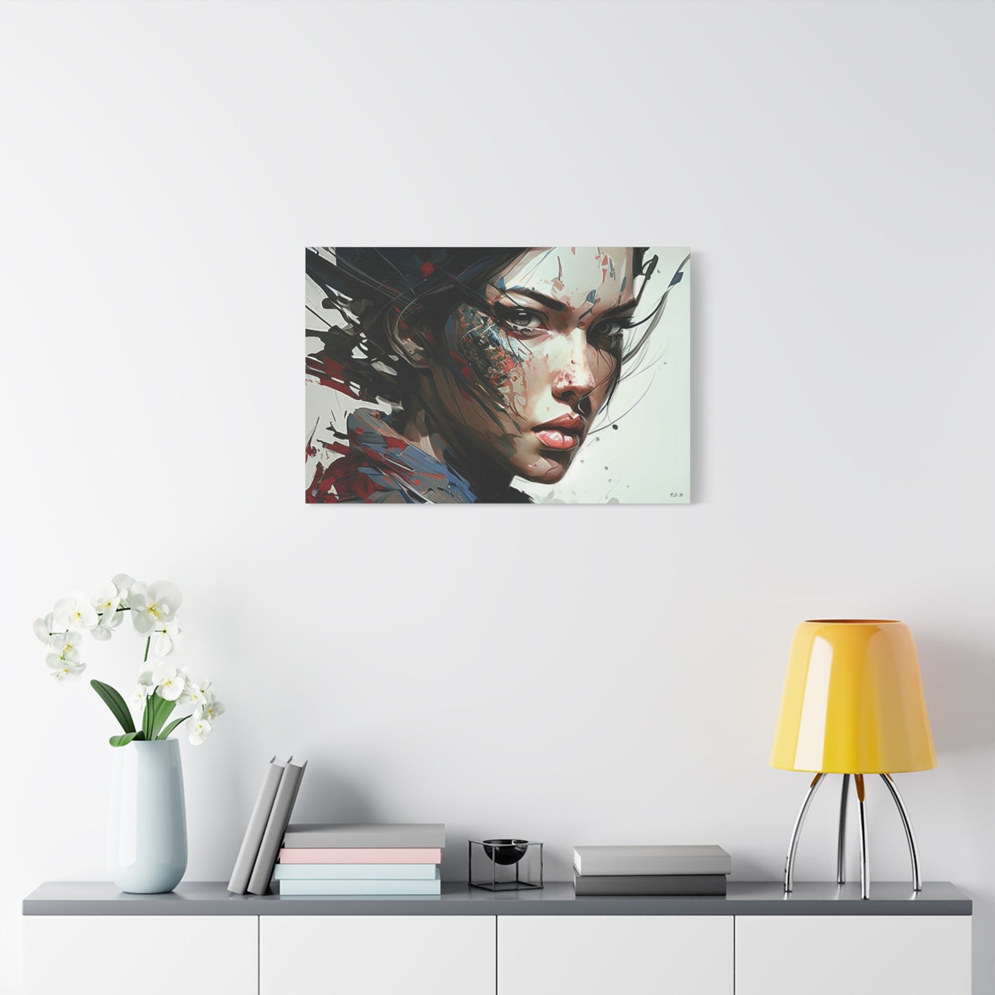 Futuristic Abstract AI woman (Landscape Stretched)