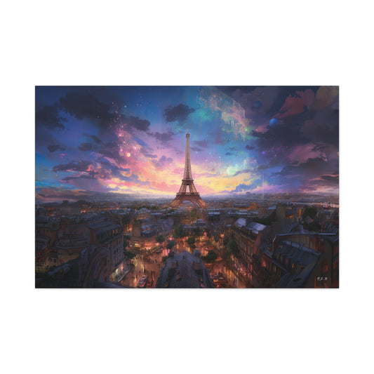 Dreamy Eiffel Tower (Landscape, Portrait, Square, Stretched 1.25")