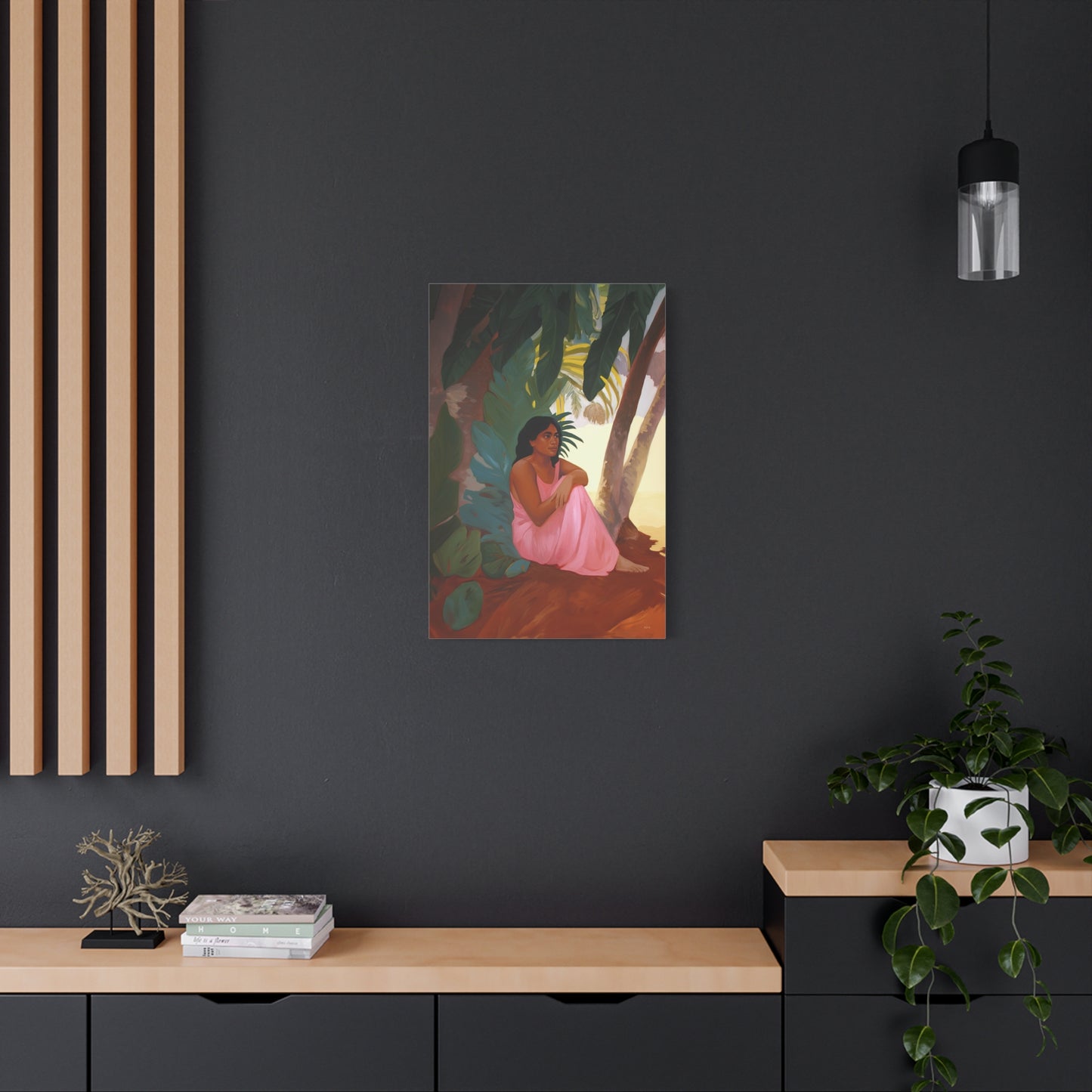 Under The Tree ( Portrait, Stretched)