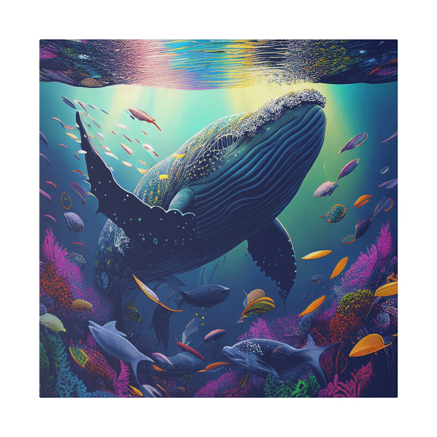 Humpback Whale (Square, Stretched)