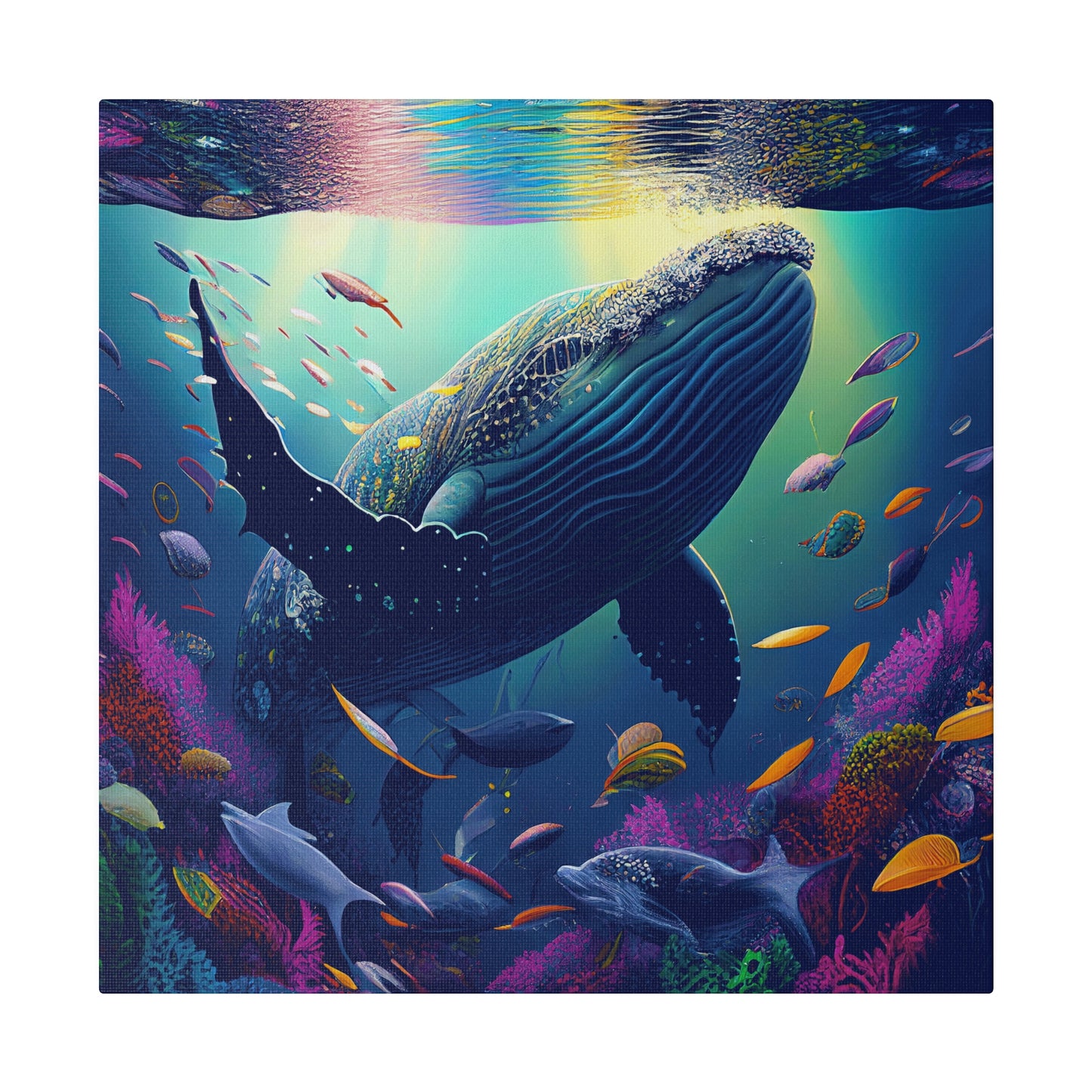 Humpback Whale (Square, Stretched)